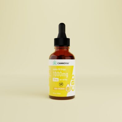 Lemon CBD Oil Drops - THC-FREE