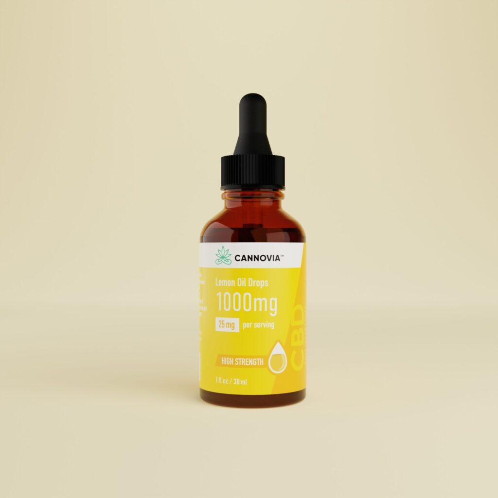 Lemon CBD Oil Drops - Full Spectrum CBD Oil