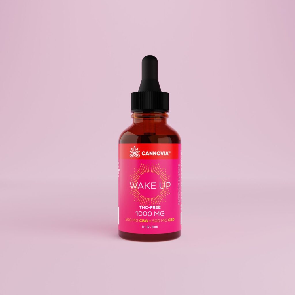 WAKE UP CBG and CBD Oil Drops